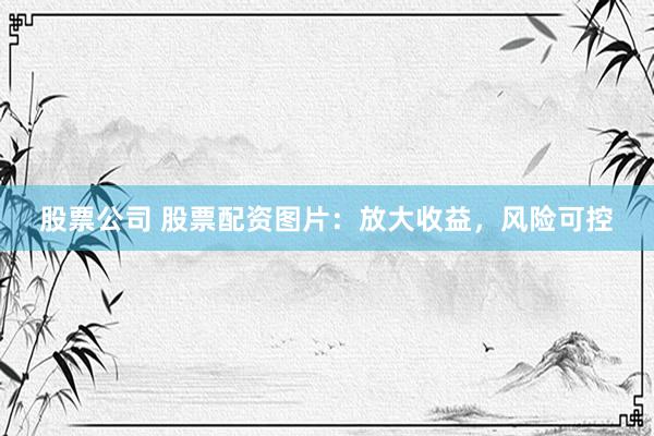 股票公司 股票配资图片：放大收益，风险可控