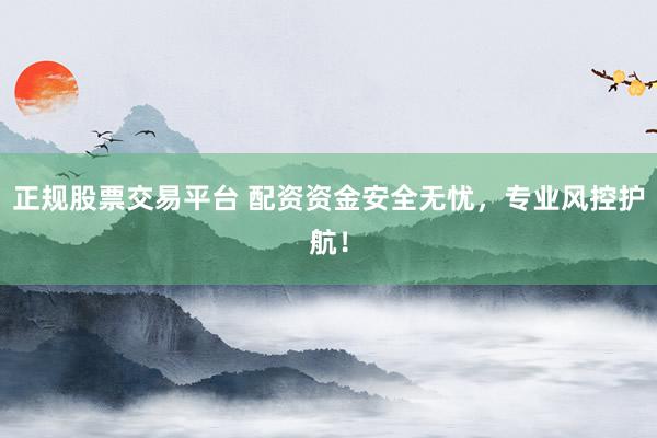 正规股票交易平台 配资资金安全无忧，专业风控护航！