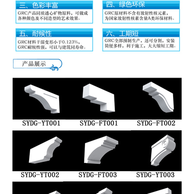 【建材装饰grc构件 斗拱 屋檐装饰件】品牌_生产供应商厂家_今日行情价格走势-广州市双瑜建筑艺术工程