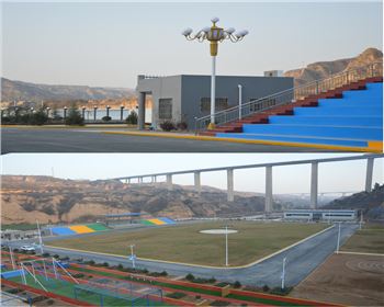 廣場(chǎng)高桿燈、中華燈-陜西渭南合陽特警訓(xùn)練基地廣場(chǎng)照明